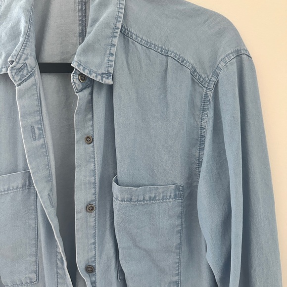 Chambray Button-Up - Picture 3 of 5